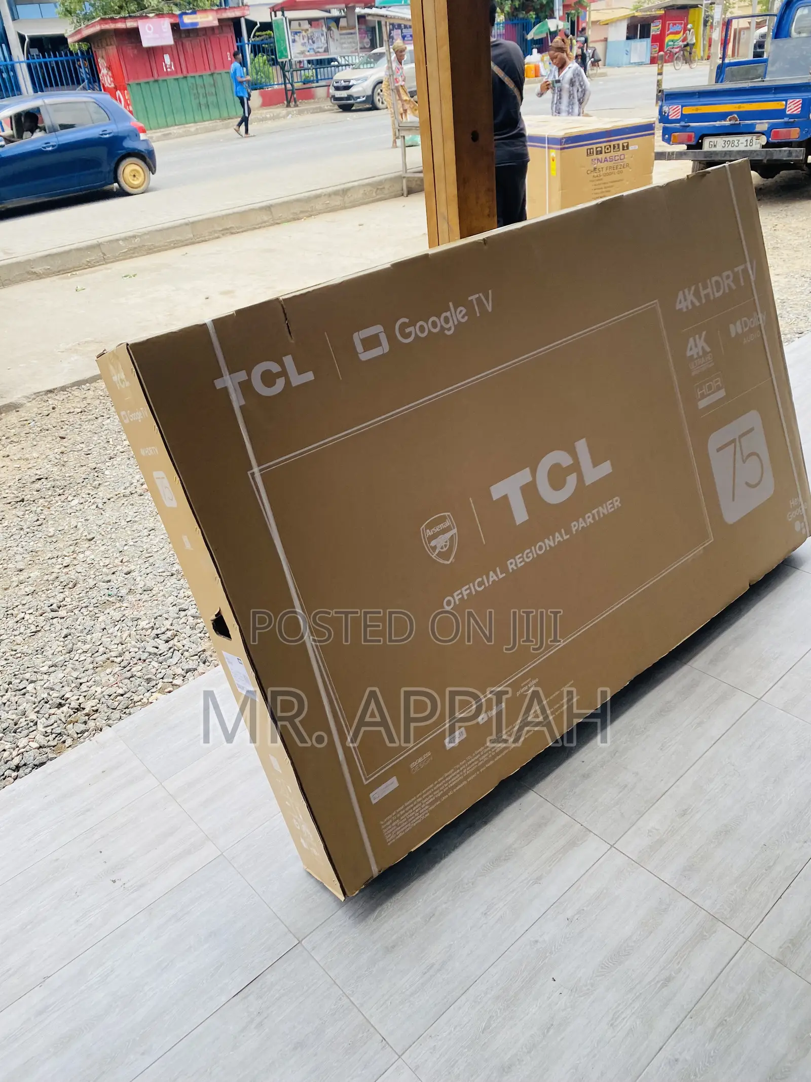 Latest and Affordable TCL 75p635 75” Uhd Google Tv,Black
