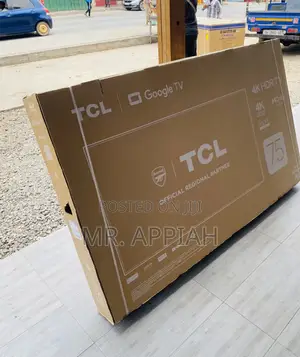 Elegantly Designed TCL 75p635 75” Uhd Smart Android Tv