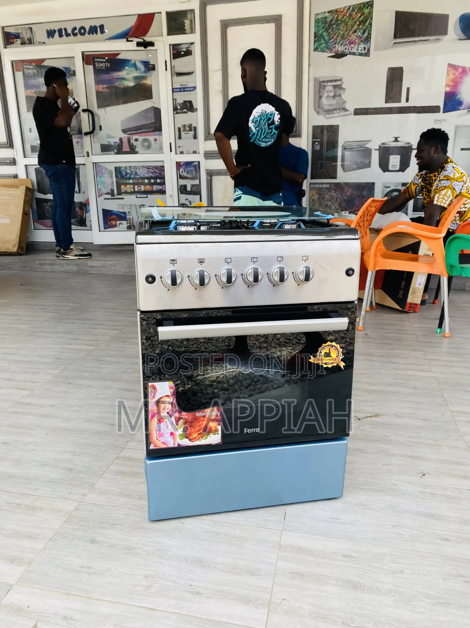 Purchase Quality Ferre 60x60 Newlight 4 Gas Cooker(Gray).