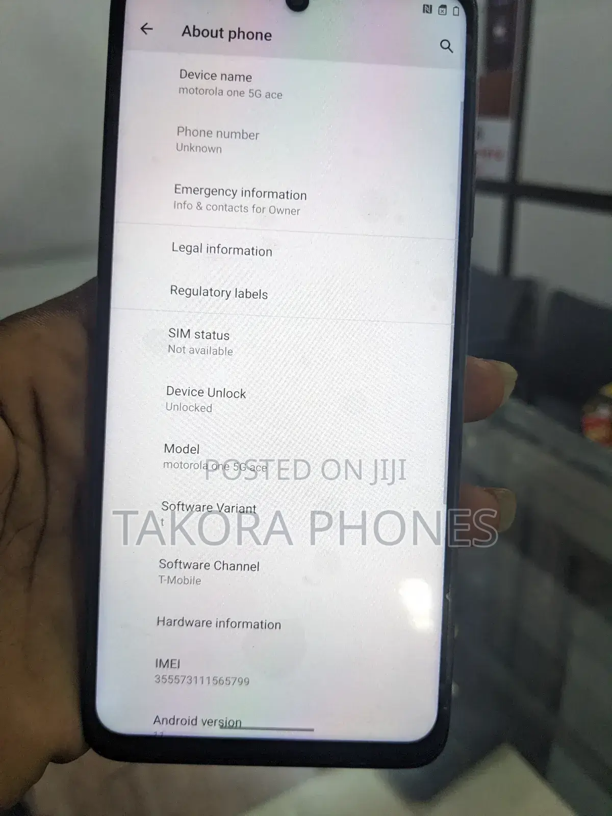 Motorola One 5G 128 GB Black