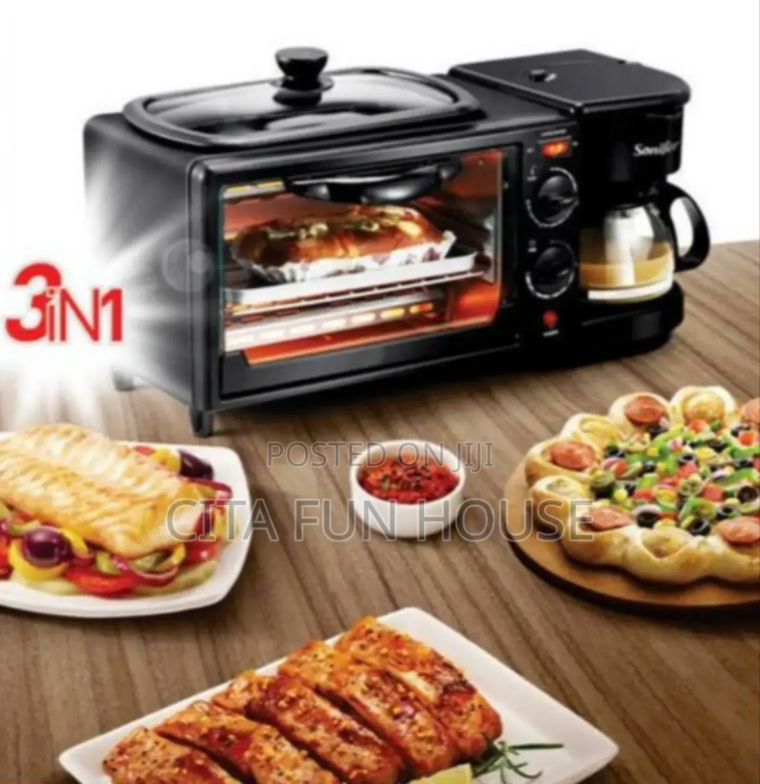 3 In 1 Multipurpose Breakfast Maker 12L