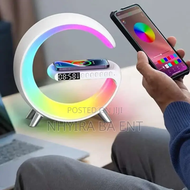 3 in 1 Wireless Charger, Inbuilt Speaker and Light