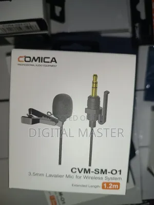 Lapel Microphone For Wireless Mic System (Comica Cvm-sm-01)