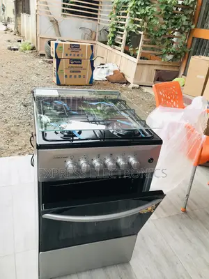 Popular Choice Grey 50/50 Volcano Gas Stove Oven