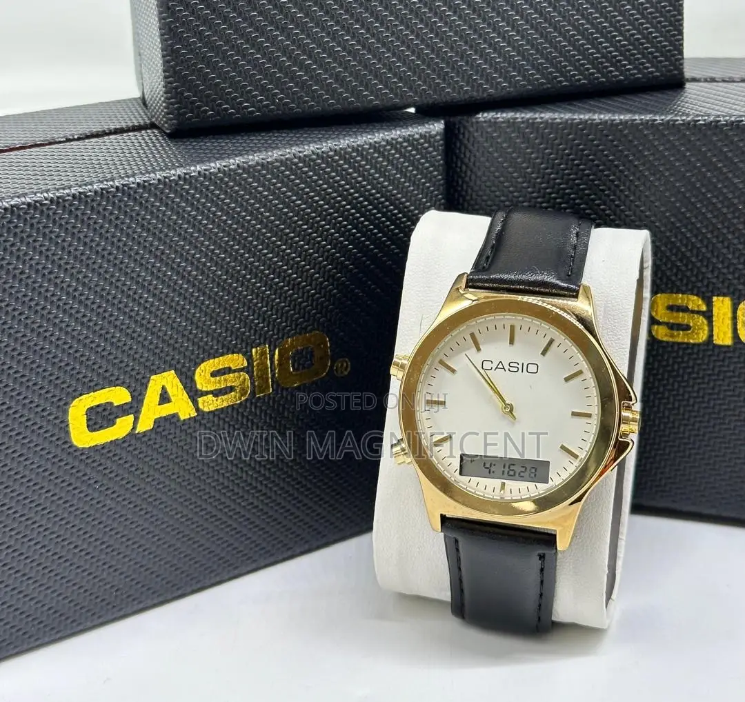 Casio MTP Analog and Digital Stainless Watches