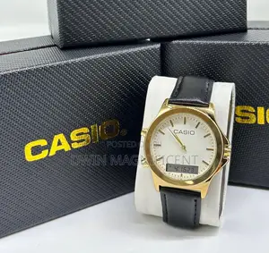 Casio MTP Analog and Digital Stainless Watches
