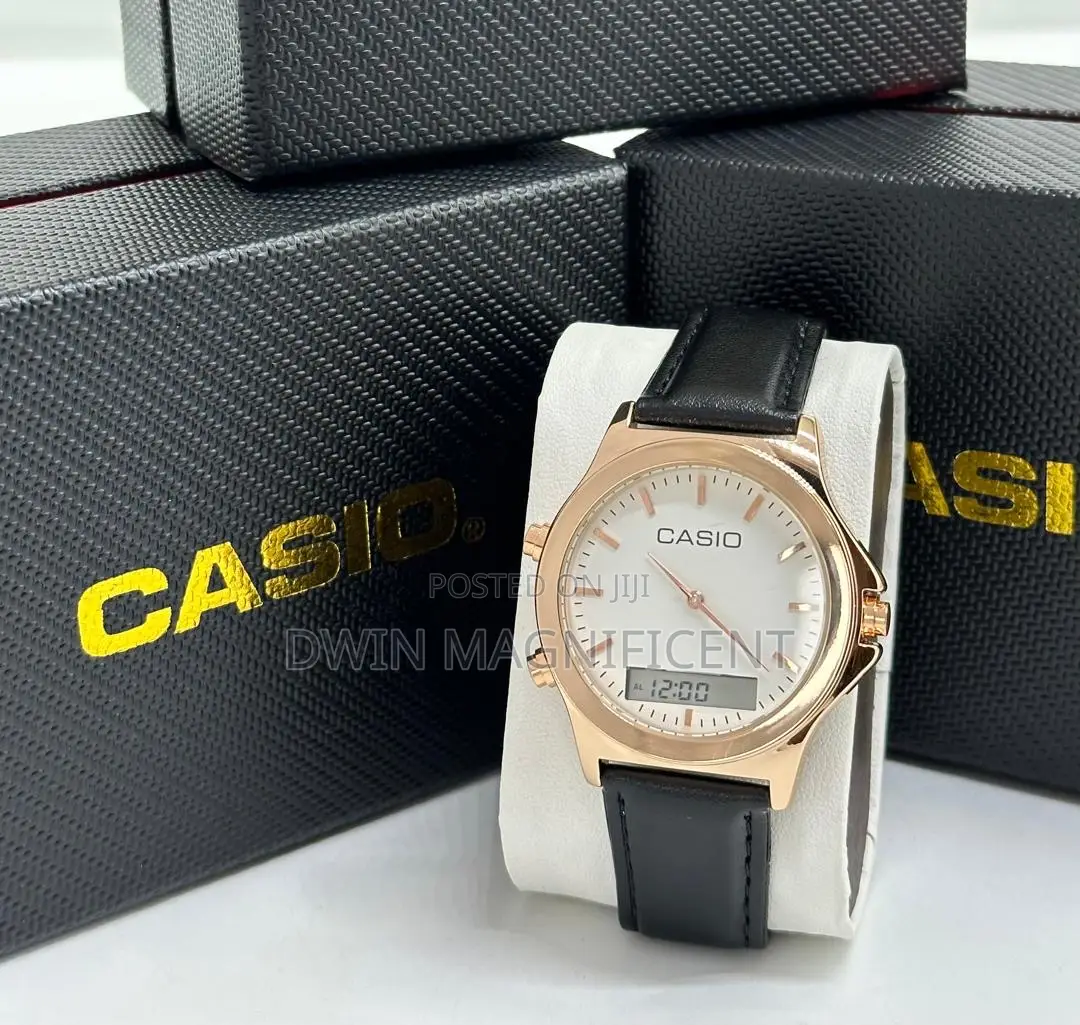 Casio MTP Analog and Digital Stainless Watches