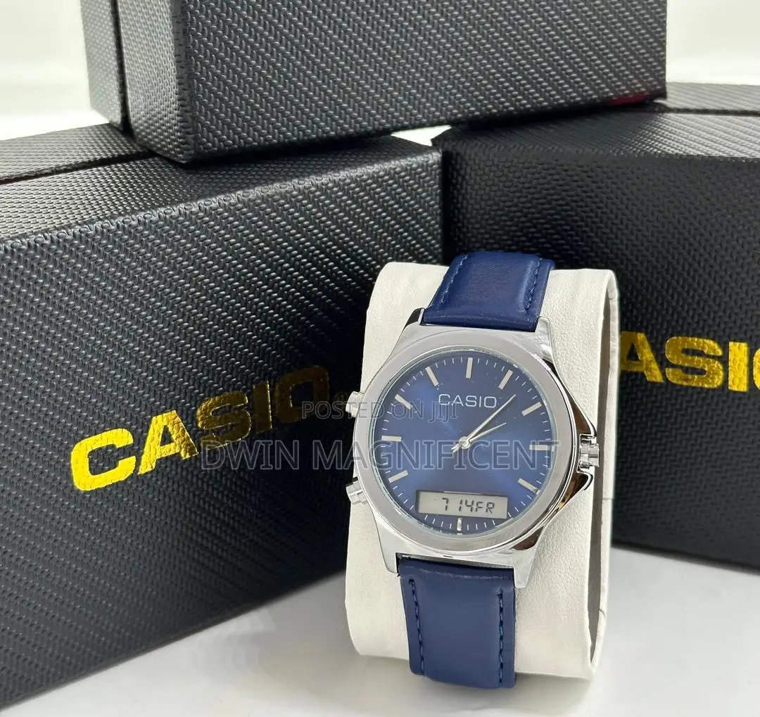 Casio MTP Analog and Digital Stainless Watches