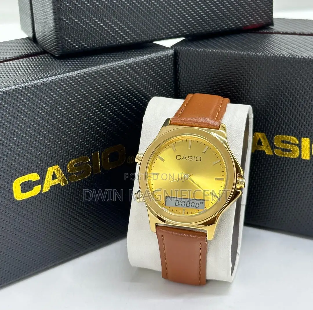 Casio MTP Analog and Digital Stainless Watches