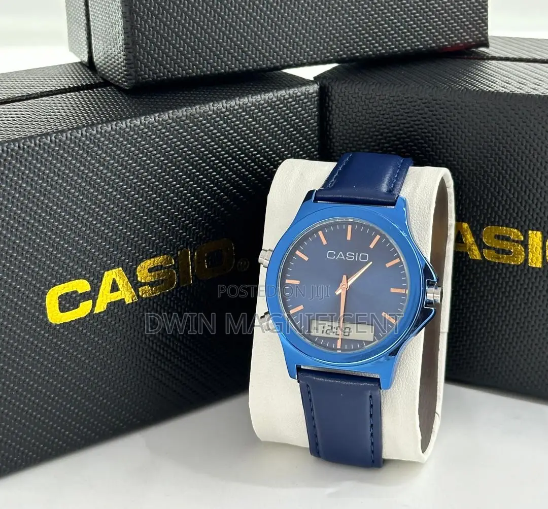 Casio MTP Analog and Digital Stainless Watches
