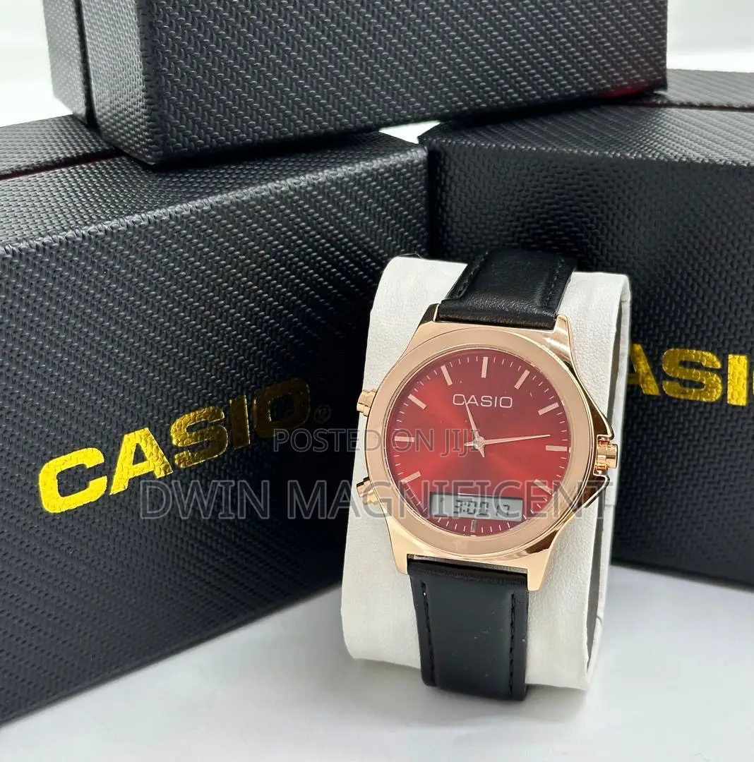Casio MTP Analog and Digital Stainless Watches