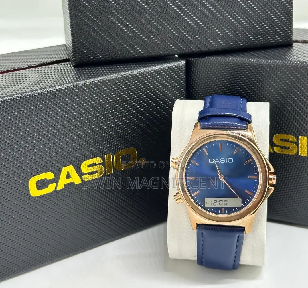 Casio MTP Analog and Digital Stainless Watches