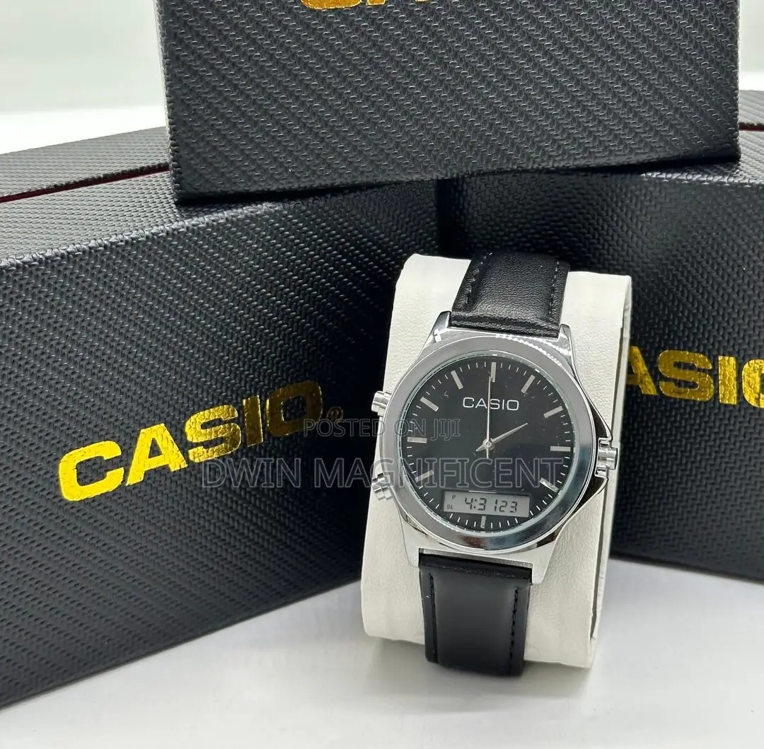 Casio MTP Analog and Digital Stainless Watches