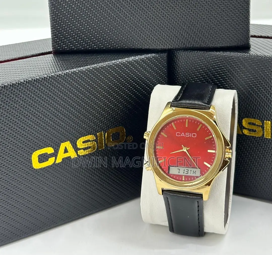 Casio MTP Analog and Digital Stainless Watches