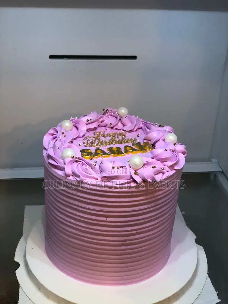 Purple Theme Cake