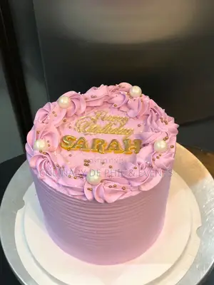Purple Theme Cake