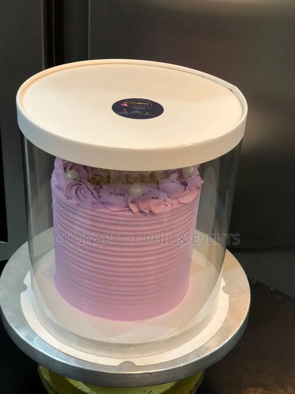 Purple Theme Cake
