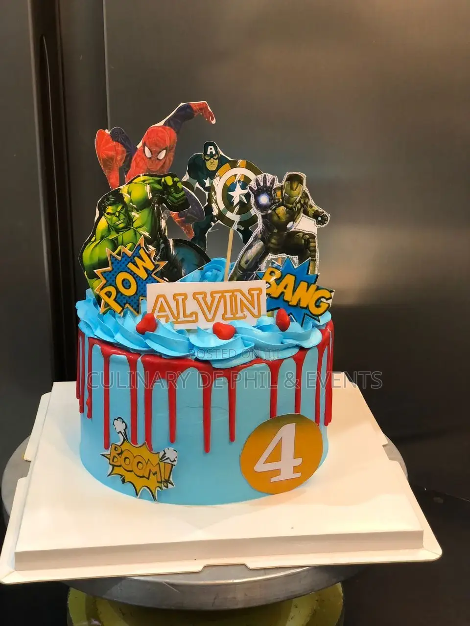 Hulk Hogan Themed Cake