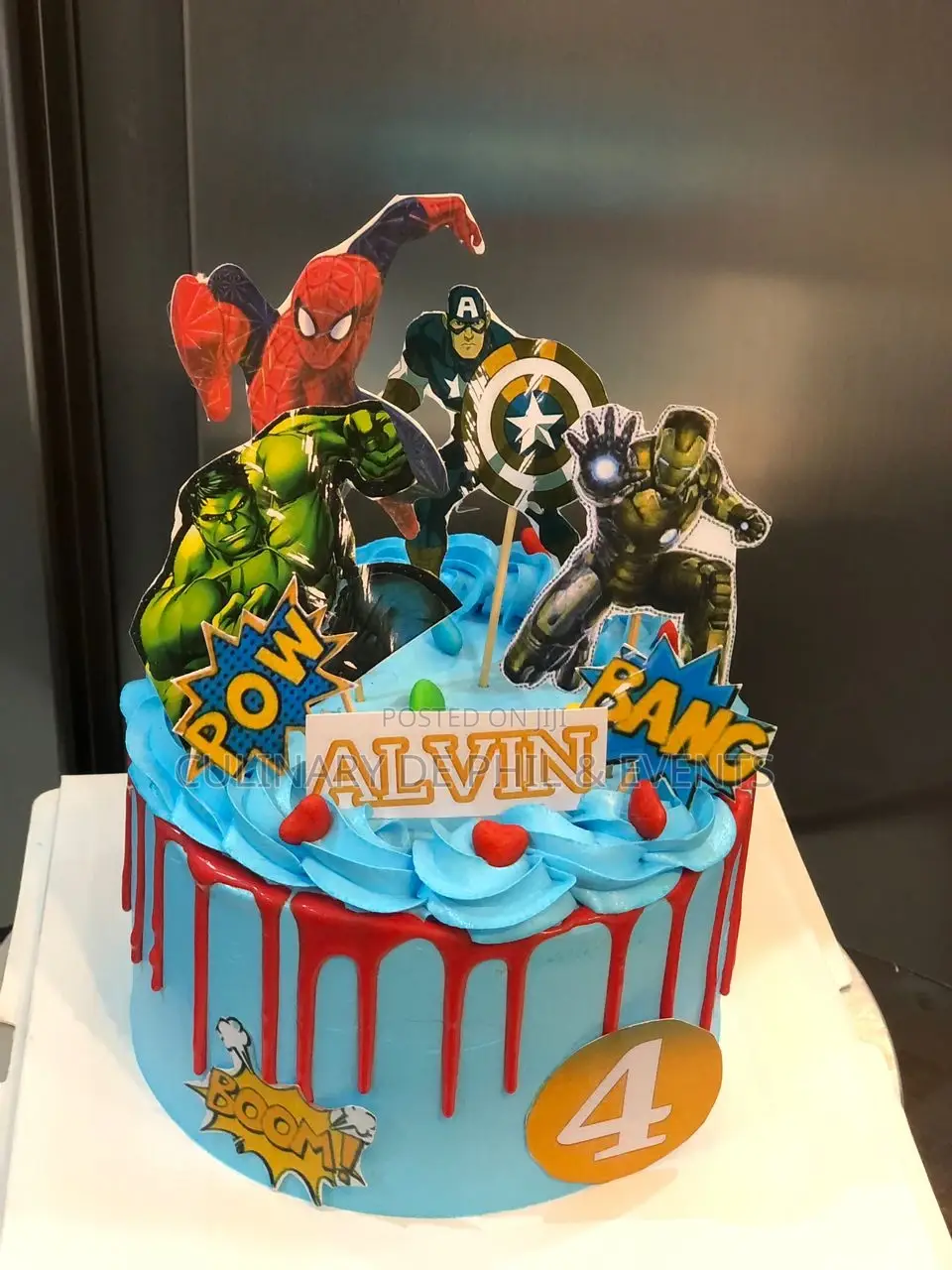 Hulk Hogan Themed Cake