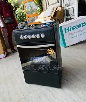 Elegantly Designed Volcano 50x50 4 Burner + Oven(Black).