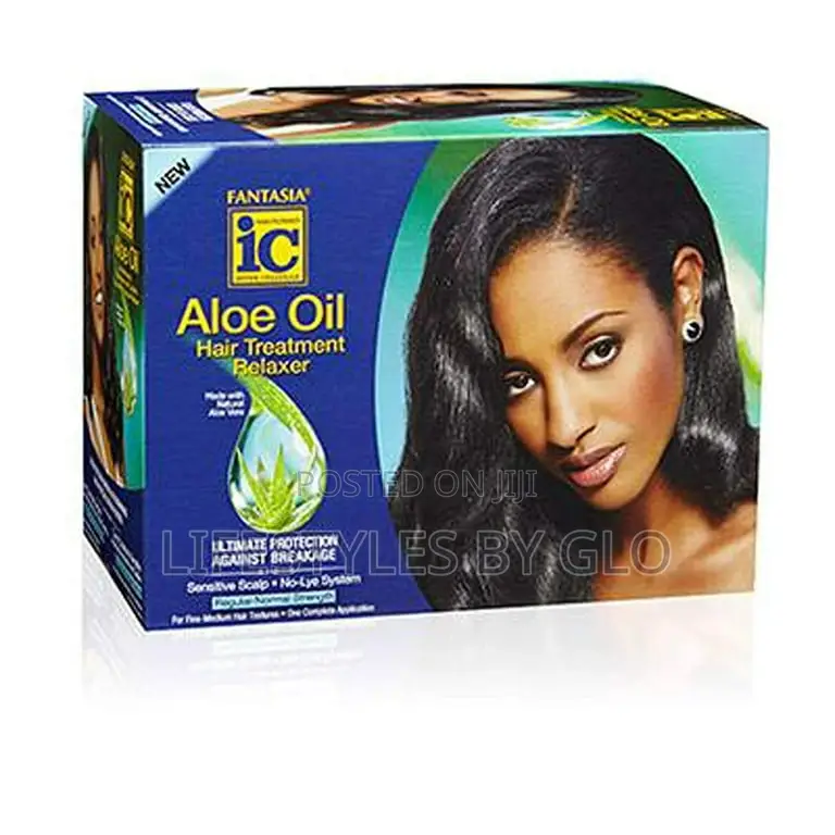 Fantasia Ic Aloe Oil Hair Treatment Relaxer Kit - 450G