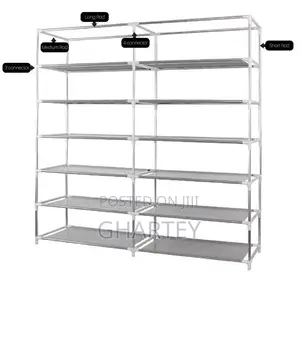 Double Shoe Racks Black