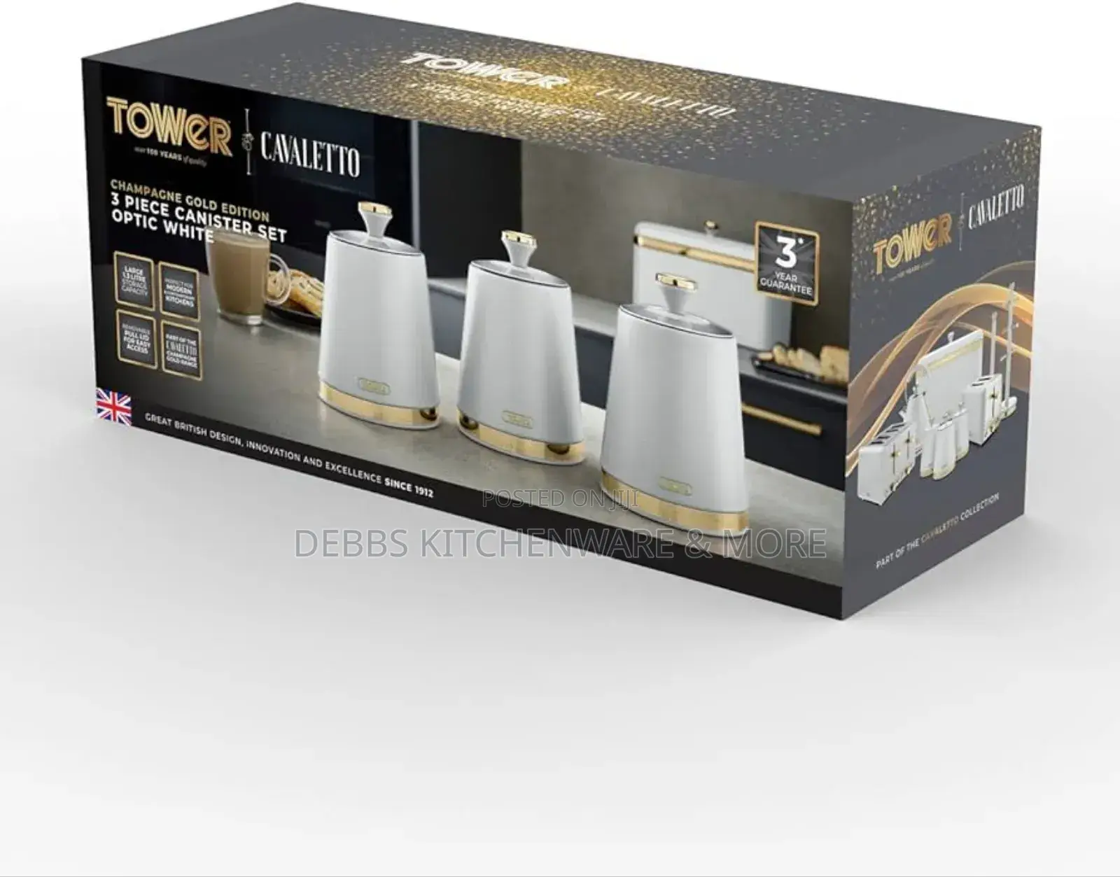 Tower 3pcs Storage Canisters
