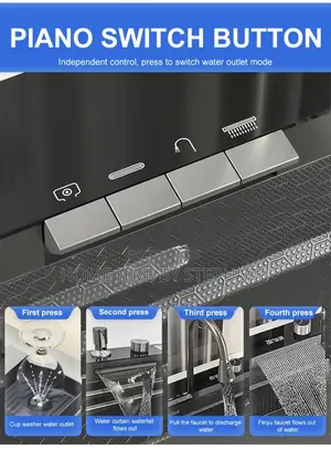 Multi-functional Smart Kitchen Piano Sink