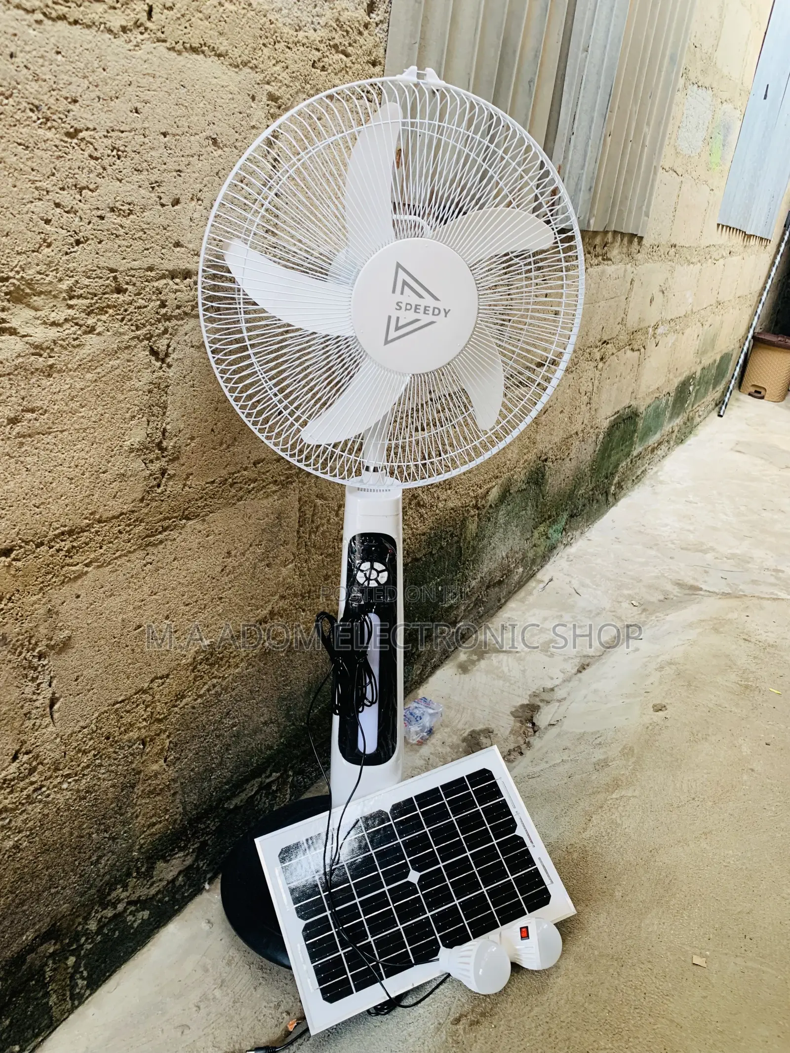 Affordable Rechargeable Speedy Rechargeable Standing Fan.