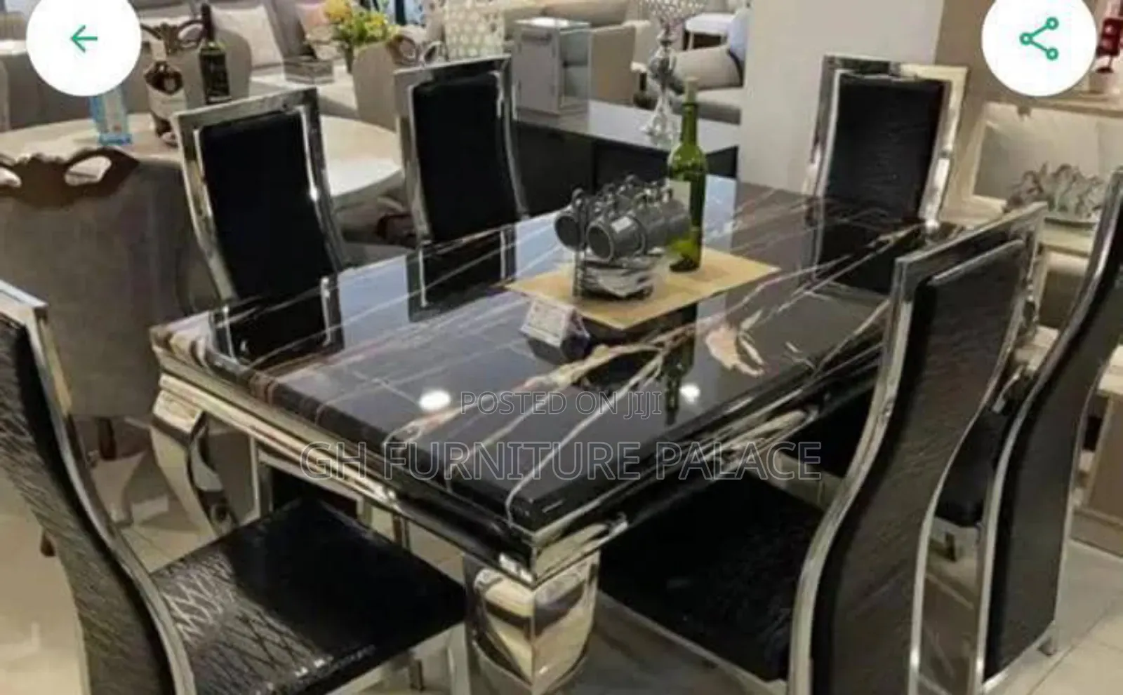 Dinning Table With Six Chairs