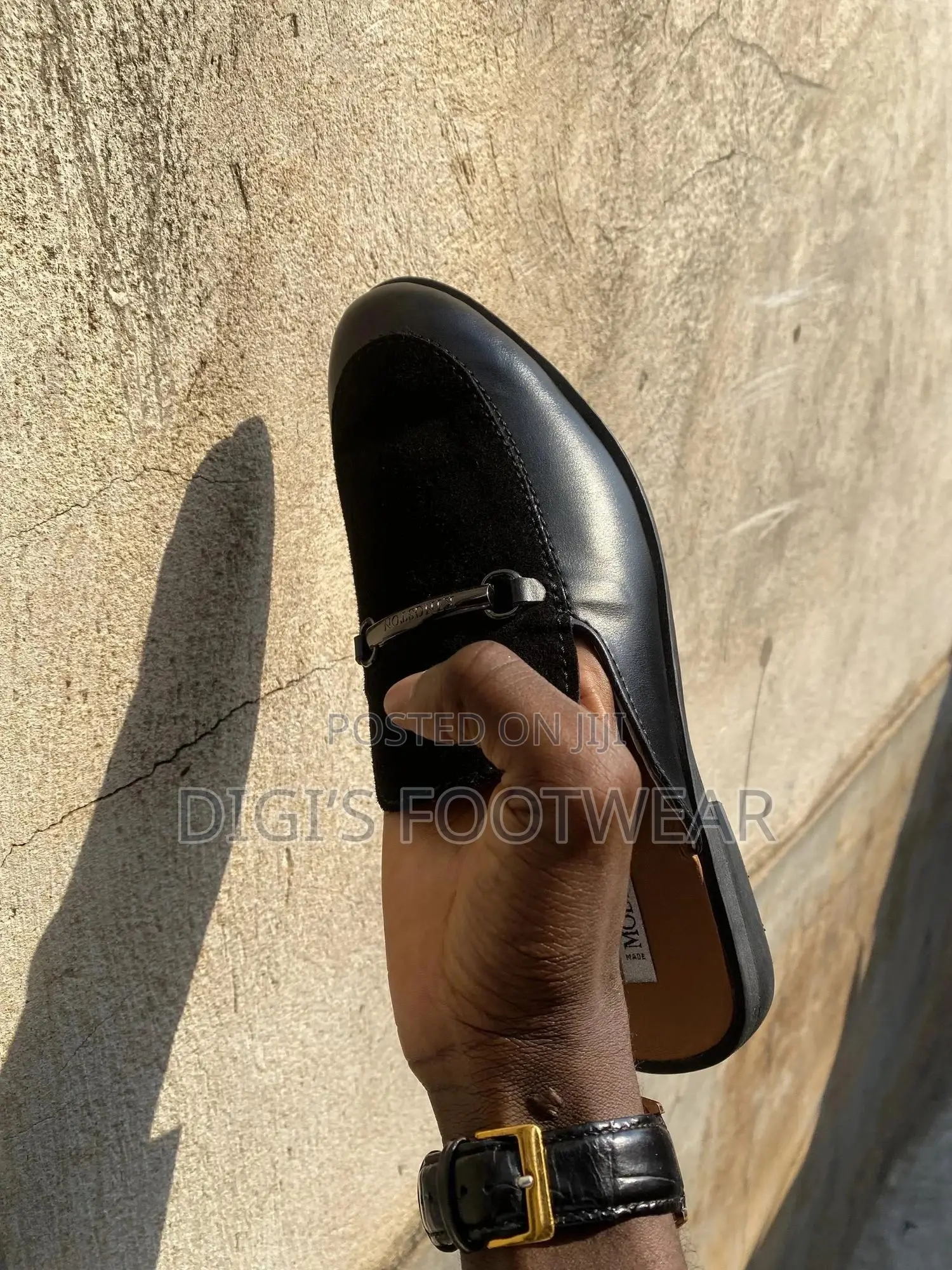 Black Half Shoe