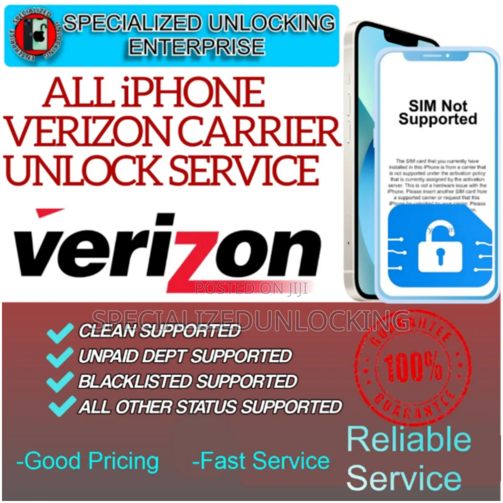 All iPhone Verizon Sim Unlocking Service