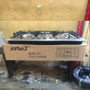 Aygaz Built in 5 Burner Auto Ignition Stainless Top Gas Hob