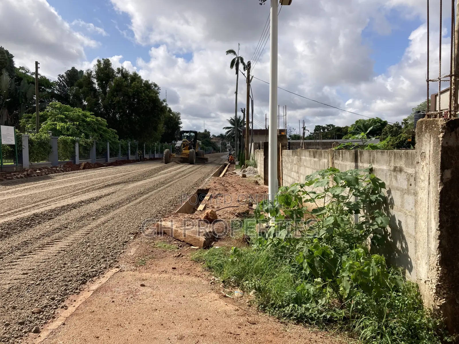One Plot for Sale at Danyame Opposite Golden Tulip Hotel.