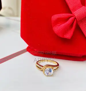 Quality Stainless Gold Engagement/Promise Ring