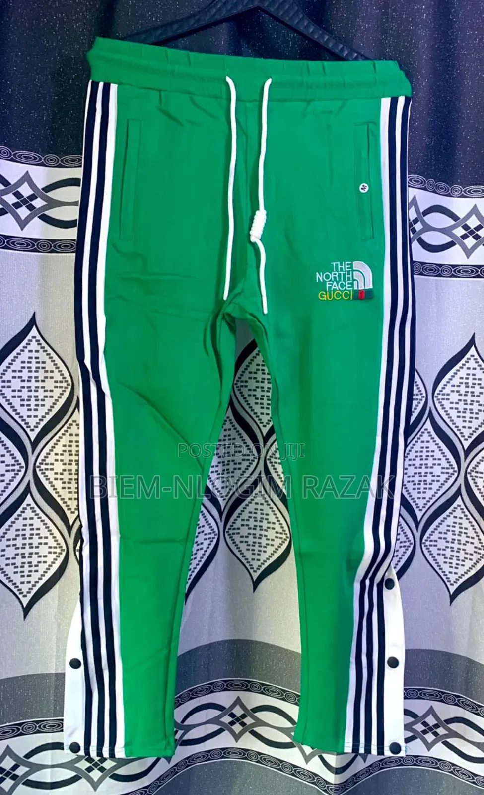High Quality North Face Gucci Free Leg Joggers Available