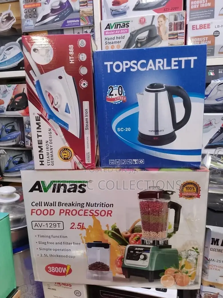 Avian’S Blender,Iron and Electric Kettle