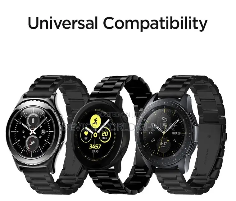 Platinum Stainless Steel Band for Samsung Watch Huawei Etc