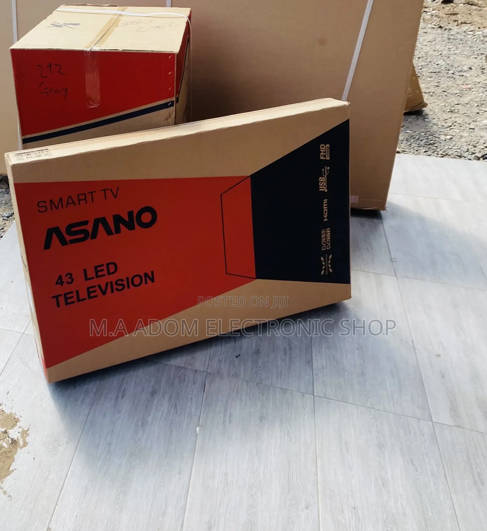Energy Saving Asano 43” Digital Satellite Led Television.