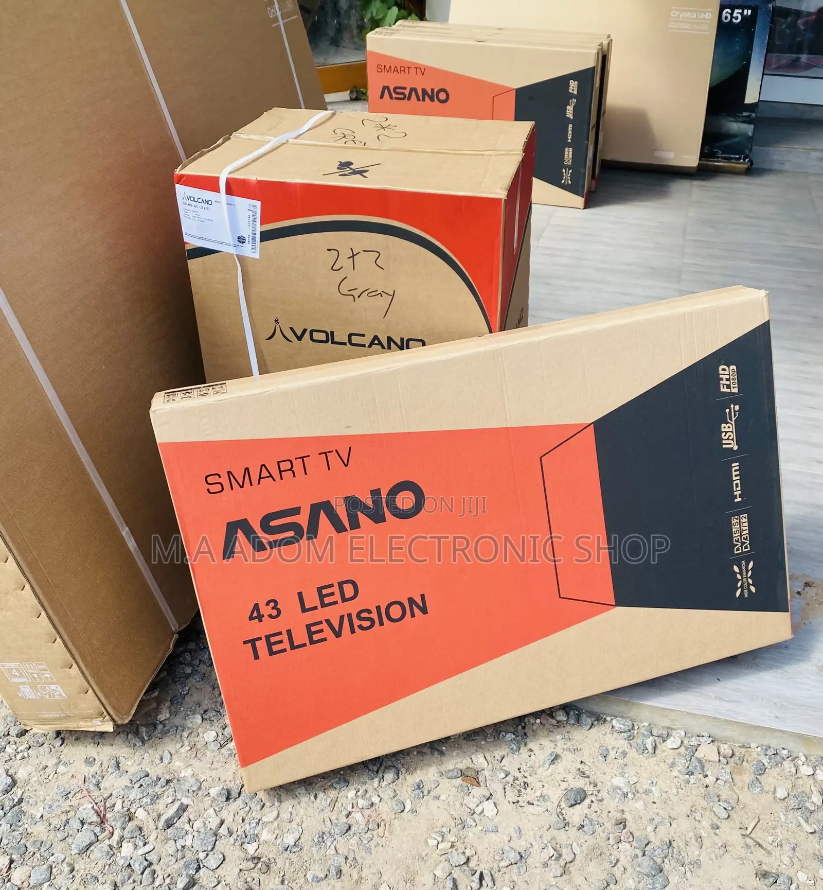 Well Design Asano 32” Digital Satellite Television(Black).