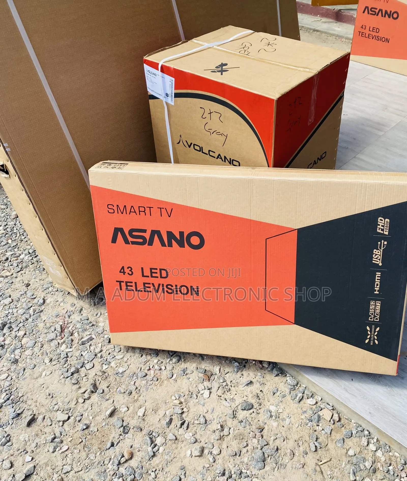 Latest Asano 43 Inch Digital Satellite Led Television,Black.
