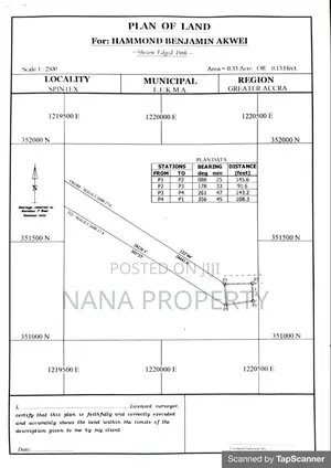 Two Plots of Land for Sale Located at Spintex Behind Tobinko