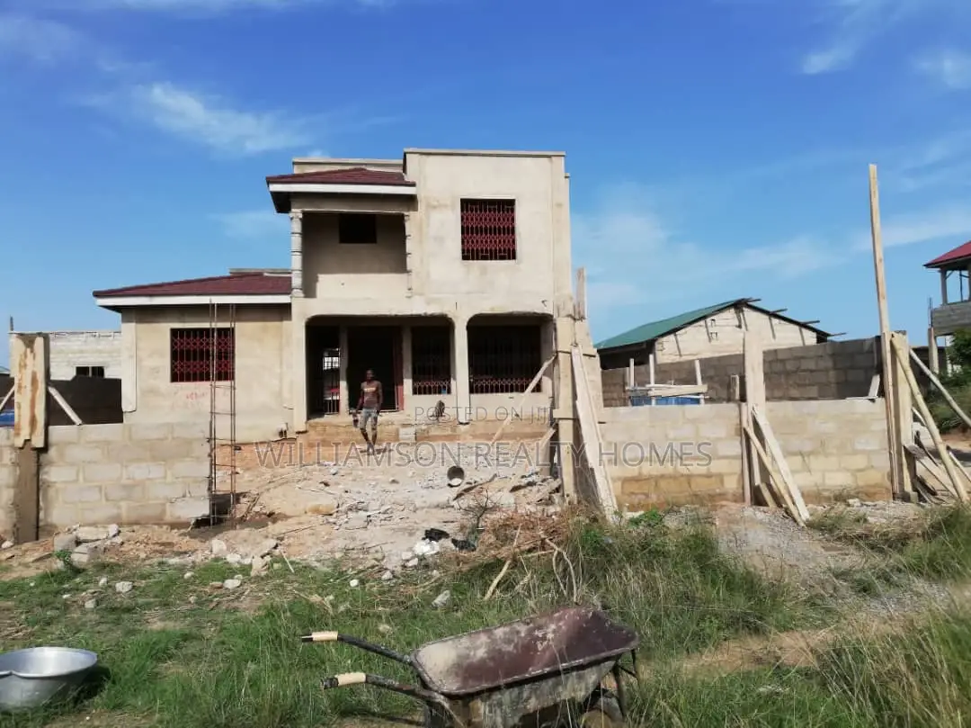 Uncompleted 4bedrooms Duplex Hse for Sale at Borteyman