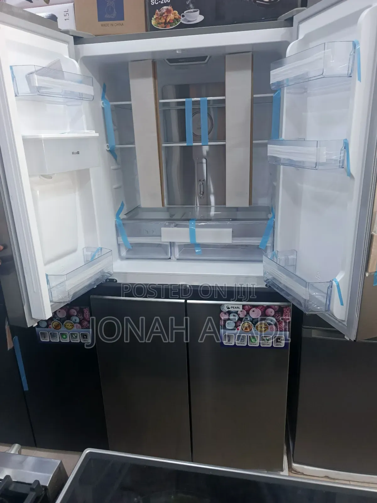 Pearl 398liters 4door Bottom Freezer Refrigerator Pf-6141xwd