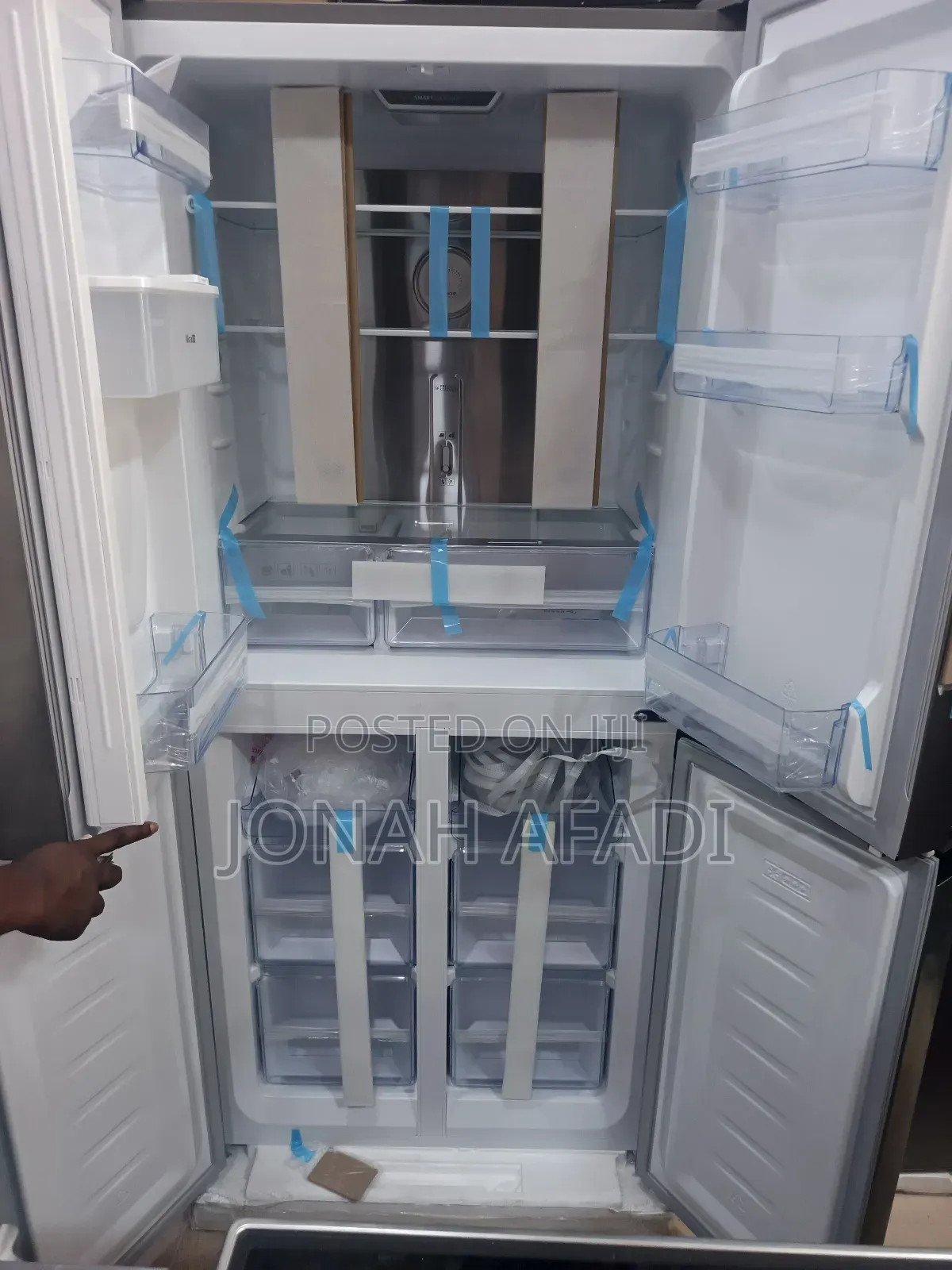 Pearl 398liters 4door Bottom Freezer Refrigerator Pf-6141xwd