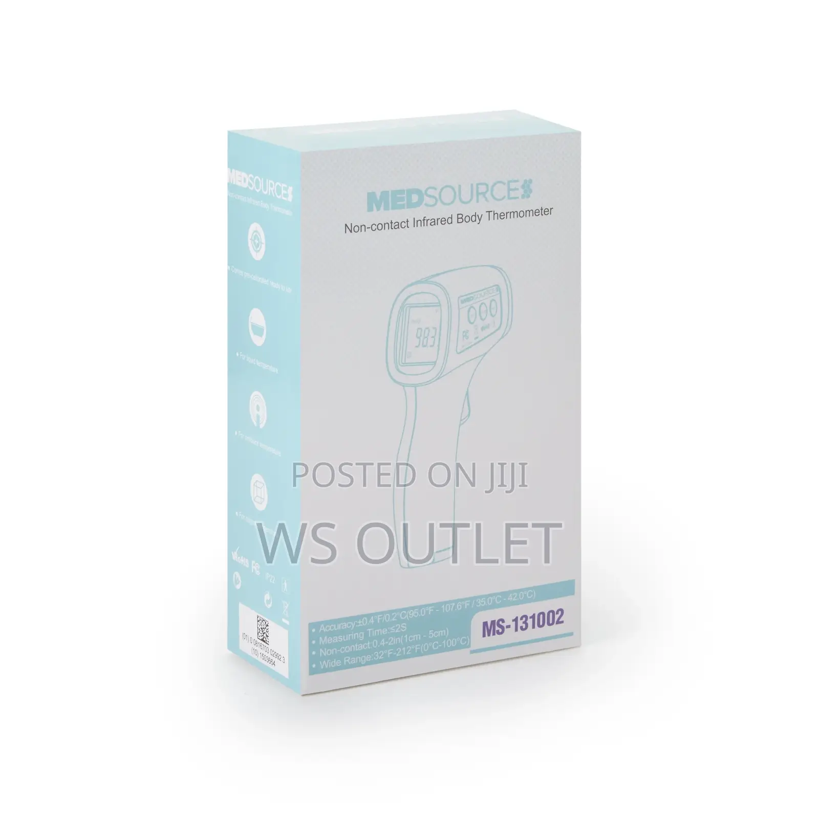 Medsource Non-Contact Infrared Thermometre. MS-131002