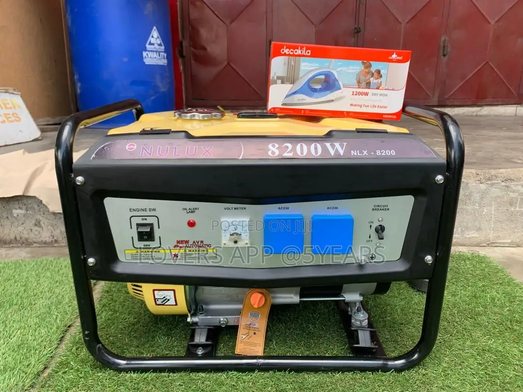 Buy Nulux Quality Generator# 8200watts