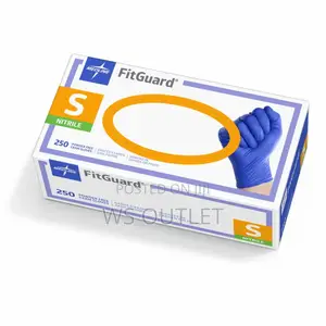Medline Fitguard Nitrile Exam Gloves M 250ct