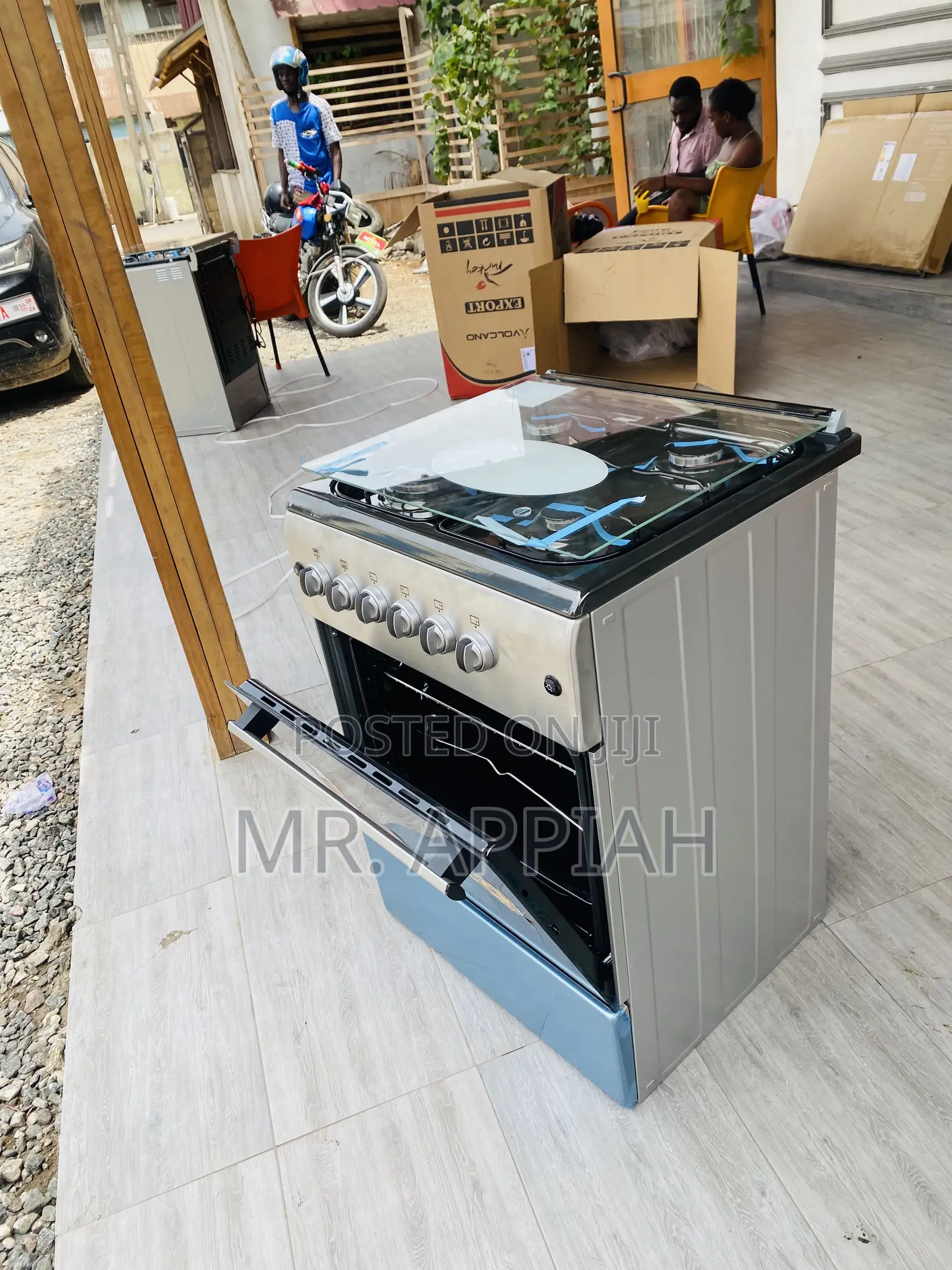 Affordable Ferre 60x60Auto Ignition,Auto Rotisserie 4burner