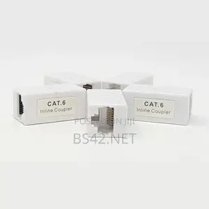 RJ45 Cat5e/6 180 Degree Inline Coupler